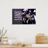 Inspiration durch die Natur Poster (Küche)