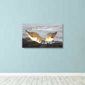 Inspiration "Eine Mahlzeit ist besser ..." Sanderl Leinwanddruck (Insitu (Holzboden))