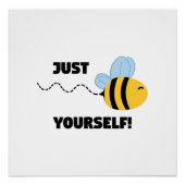 Inspiration einfach du selbst sein poster (Vorderseite)