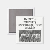 Inspiration entlang des Zitats der Reisegenschaft Magnet (Vorderseite/Rückseite)