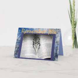 Inspiration erinnere mich an Ostern Karte