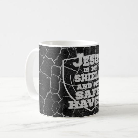 Inspiration, ermutigend Jesus Zitat Christlich Kaffeetasse (Vorderseite Links)