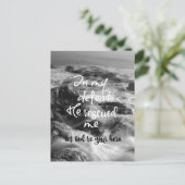 Inspiration, Ermutigung zum Zitat von Gott Postkarte (Stehend Vorderseite)