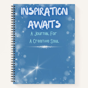 Inspiration erwartet notizblock