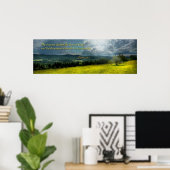 Inspiration - ewige Hoffnung - Psalmen 19-1 Poster (Heimbüro)