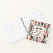 Inspiration Feather Spiral Notebook Notizblock (Innenseite)
