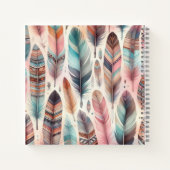 Inspiration Feather Spiral Notebook Notizblock (Rückseite)