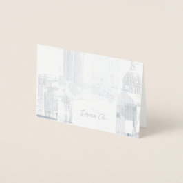 Inspiration "Follow Your Dreams" Ermutigung Folienkarte