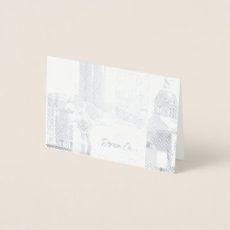 Inspiration "Follow Your Dreams" Ermutigung Folienkarte