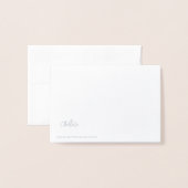 Inspiration "Follow Your Dreams" Ermutigung Folienkarte (Rückseite mit Umschlag)