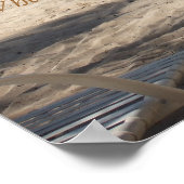 Inspiration Foto mit Zitat Konfuzius Poster (Ecke)