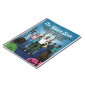 Inspiration-Foto-Notebook mit Scripting Notizblock (Linke Seite)