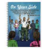 Inspiration-Foto-Notebook mit Scripting Notizblock (Vorderseite)