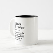 Inspiration Französisch frei zu träumen Libres de Zweifarbige Tasse (Vorderseite Links)