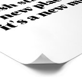 Inspiration Französisch Fresh Start Nouveau Abreis Poster (Ecke)