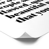 Inspiration Französisch Worte Schöne Sois Belle Poster (Ecke)