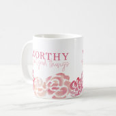 Inspiration Frauen Empowerment Kaffee Tasse (Vorderseite Links)