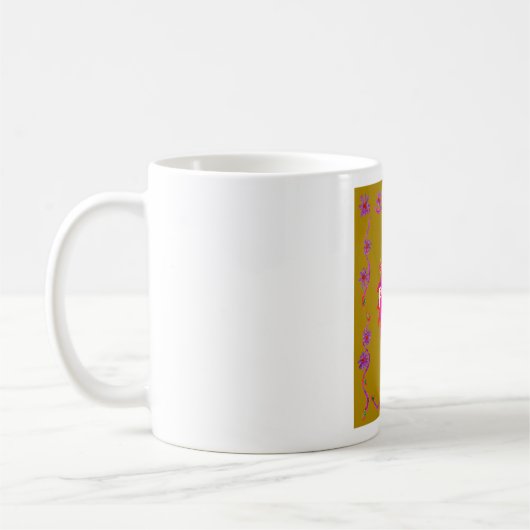 Inspiration Frieden mit Ihnen Vector Design Art Kaffeetasse (Links)