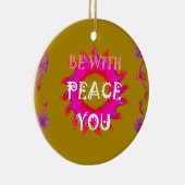 Inspiration Frieden mit Ihnen Vector Design Art Ornament (Rechts)