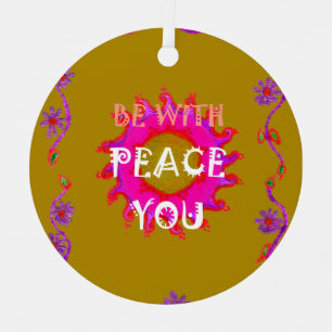 Inspiration Frieden mit Ihnen Vector Design Art Ornament