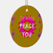 Inspiration Frieden mit Ihnen Vector Design Art Weihnachtsschmuck (Rechts)