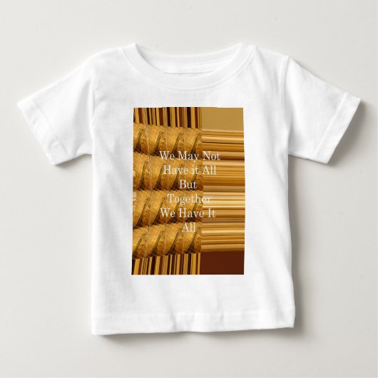 Inspiration für afrikanische Wildtiergestaltung Baby T-shirt (Vorderseite)