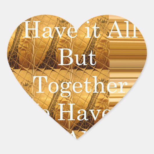 Inspiration für afrikanische Wildtiergestaltung Herz-Aufkleber (Vorderseite)