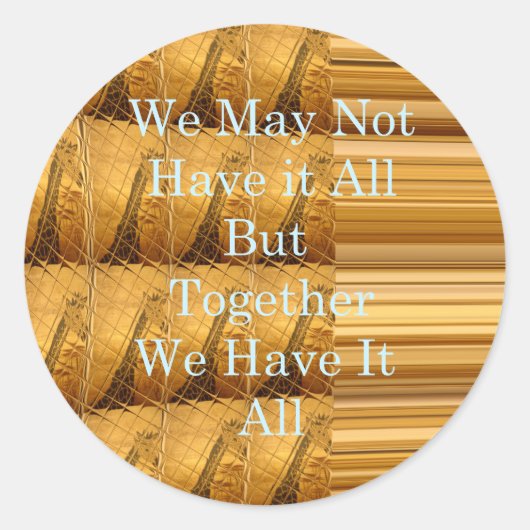 Inspiration für afrikanische Wildtiergestaltung Runder Aufkleber (Vorderseite)