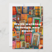 Inspiration für antike Türen Party Einladung (Rückseite)