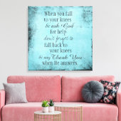 Inspiration für Christliche Zitate Leinwanddruck (Insitu (Wohnzimmer))