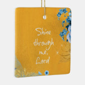 Inspiration für Christliches Zitat-Bejahungsgebet Keramikornament (Rechts)