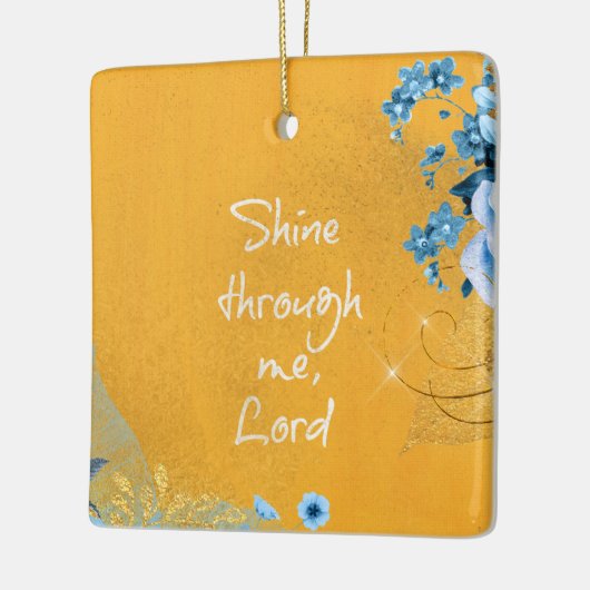 Inspiration für Christliches Zitat-Bejahungsgebet Keramikornament (Links)