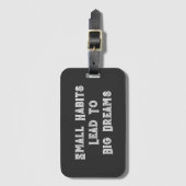 Inspiration für Coole Textanführungsmänner Gepäckanhänger (Vorderseite Vertikal)