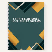 Inspiration für das geometrische Muster Notizblock (Vorderseite)