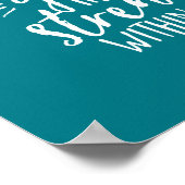 Inspiration für das Leben: die Kraft in Ihnen Poster (Ecke)