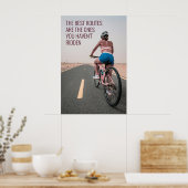 Inspiration für das Radrennen Kunst für Abenteuer Poster (Küche)