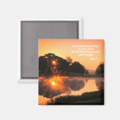 Inspiration für das Sonnenaufgang Bibel Verse Magnet (Vorderseite/Rückseite)