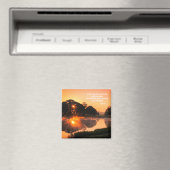 Inspiration für das Sonnenaufgang Bibel Verse Magnet (In Situ (Geschirrspüler))