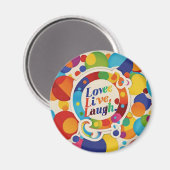 "Inspiration für das tägliche Leben" Magnet (Vorderseite/Rückseite)