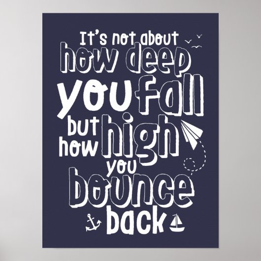 Inspiration für das Zitat-Poster Poster (Vorne)