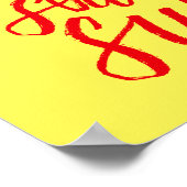 Inspiration für das Zitat von Hand Briefposter Poster (Ecke)