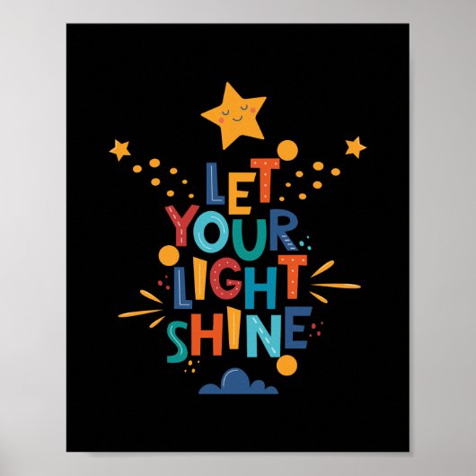 Inspiration für den Lichtschacht gelassen Poster (Vorne)