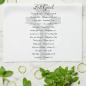 Inspiration für die Gottesschrift gelassen Geschirrtuch (Gefaltet)