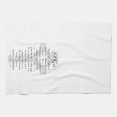 Inspiration für die Gottesschrift gelassen Geschirrtuch (Horizontal)