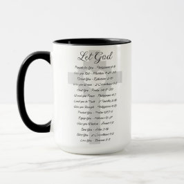 Inspiration für die Gottesschrift gelassen Tasse
