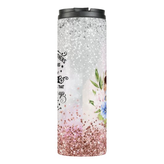 Inspiration für die Mutterschaft Thermosbecher (Rückseite)