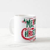 Inspiration für ein frohes Weihnachtsfest Kaffeetasse (Vorderseite Links)