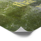 Inspiration für eine alte Steintextur Poster (Ecke)