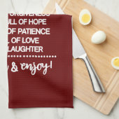 Inspiration für eine besondere Tochter Geschirrtuch (Viertel Falte)