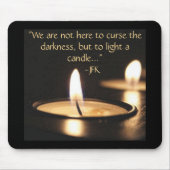 Inspiration für eine Kerze Mousepad (Vorne)